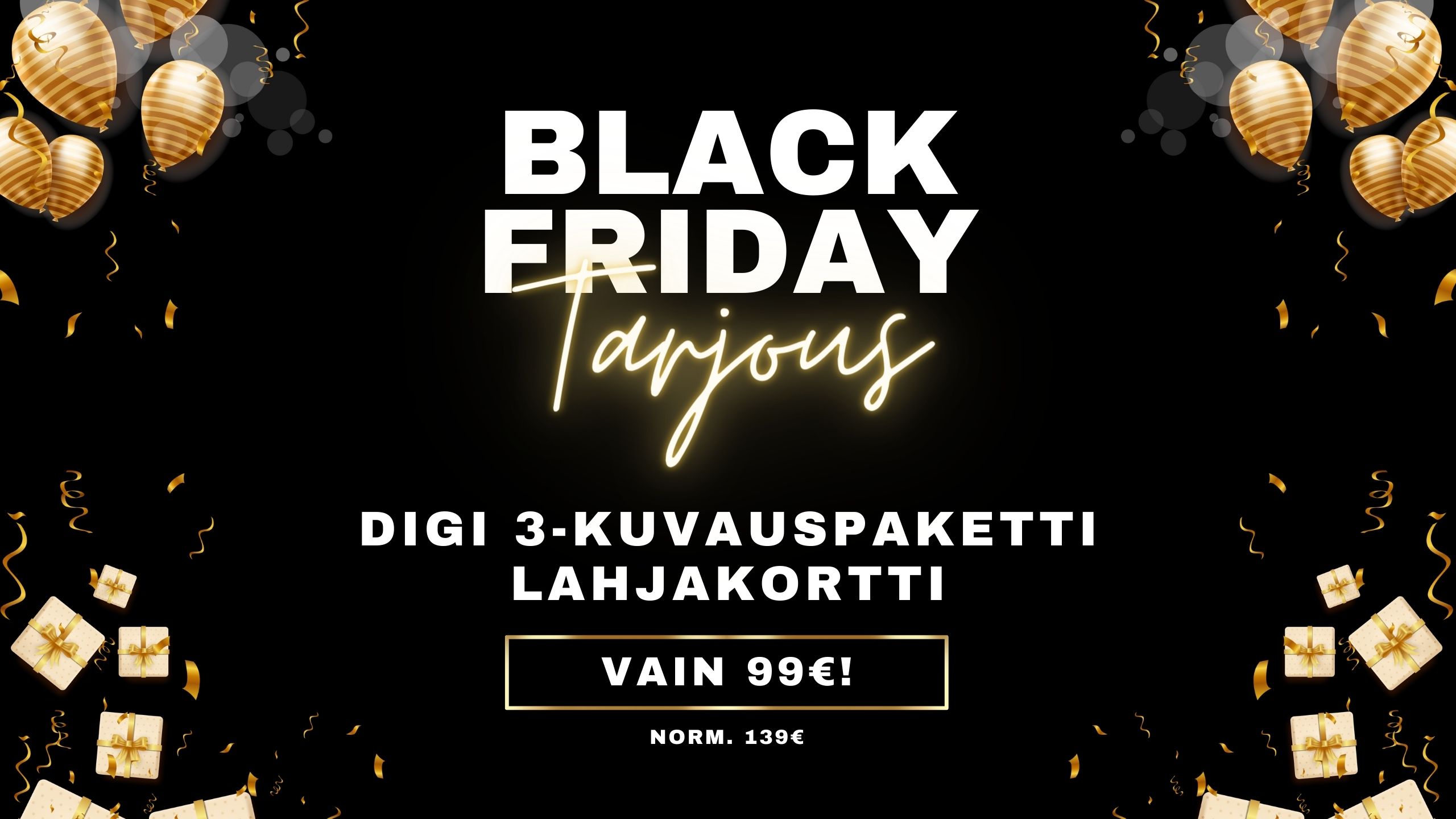 Black Friday tarjous, Jonsu Photo